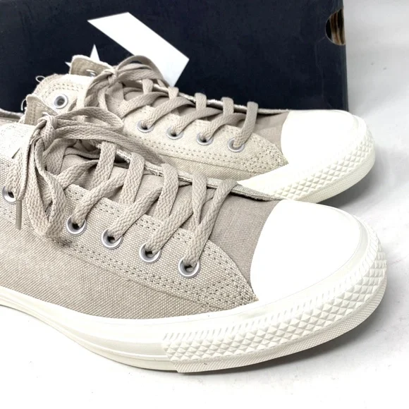 Converse Chuck Taylor OX Sneakers Low Top For Men Egret Canvas Casual 164098F - Picture 5 of 10